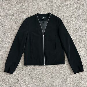 H&M Jacket Womens Size 2 Black Zip